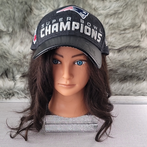 New England Patriots.
 Super Bowl.New Era 9FORTY Adjustable Gray Cap - Picture 1 of 16
